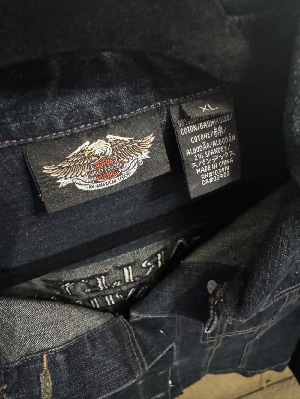 The BEST Harley-Davidson Denim Jacket everrr🖤 - Picture 5 of 10